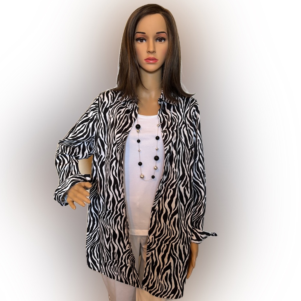 Chico’s Zebra Print Tunic